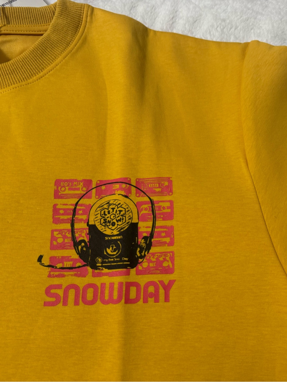 Snowday Men’s Vintage Walkman 2 Sided Graphic Tee Size M - Picture 3 of 11